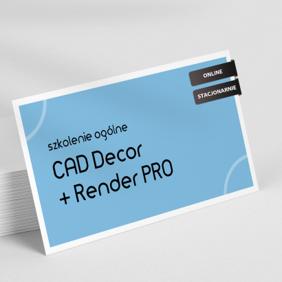 Szkolenie <br>CAD Decor + Render PRO