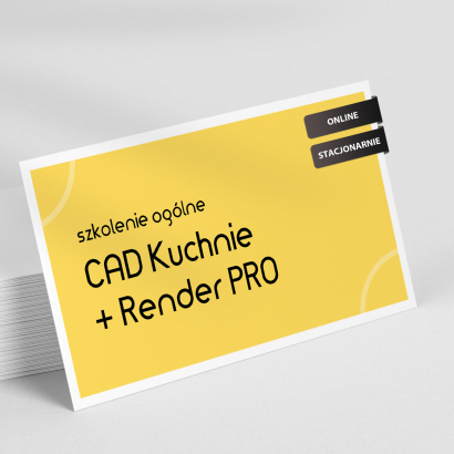 Szkolenie - CAD Kuchnie + Render PRO